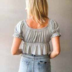 Audrey 3+1 Clothing Malibu Vibes Baby Doll Crop