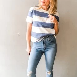 Wishlist Rugby Stripe Tee Clothing