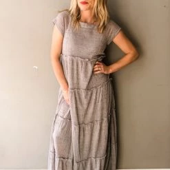 Listicle Hazy Skies Tiered Maxi Dress 8 Listicle Hazy Skies Tiered Maxi Dress