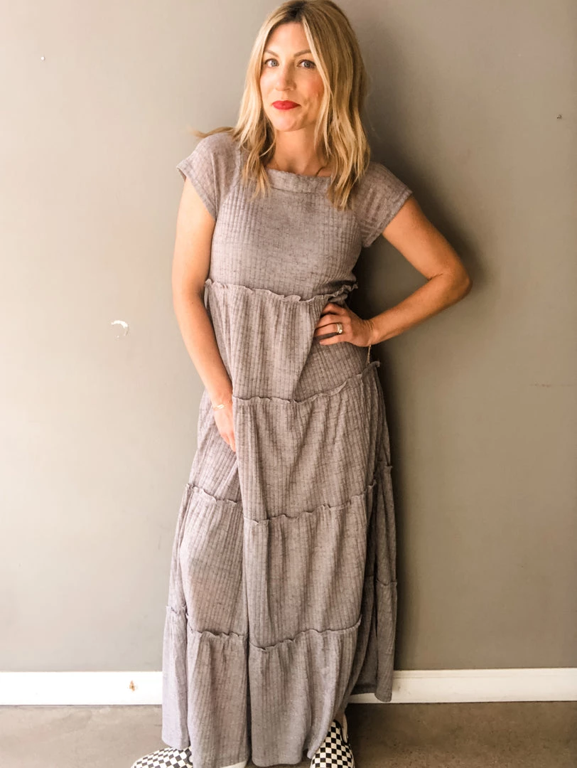 Listicle Hazy Skies Tiered Maxi Dress 4 Listicle Hazy Skies Tiered Maxi Dress