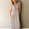 Listicle Hazy Skies Tiered Maxi Dress