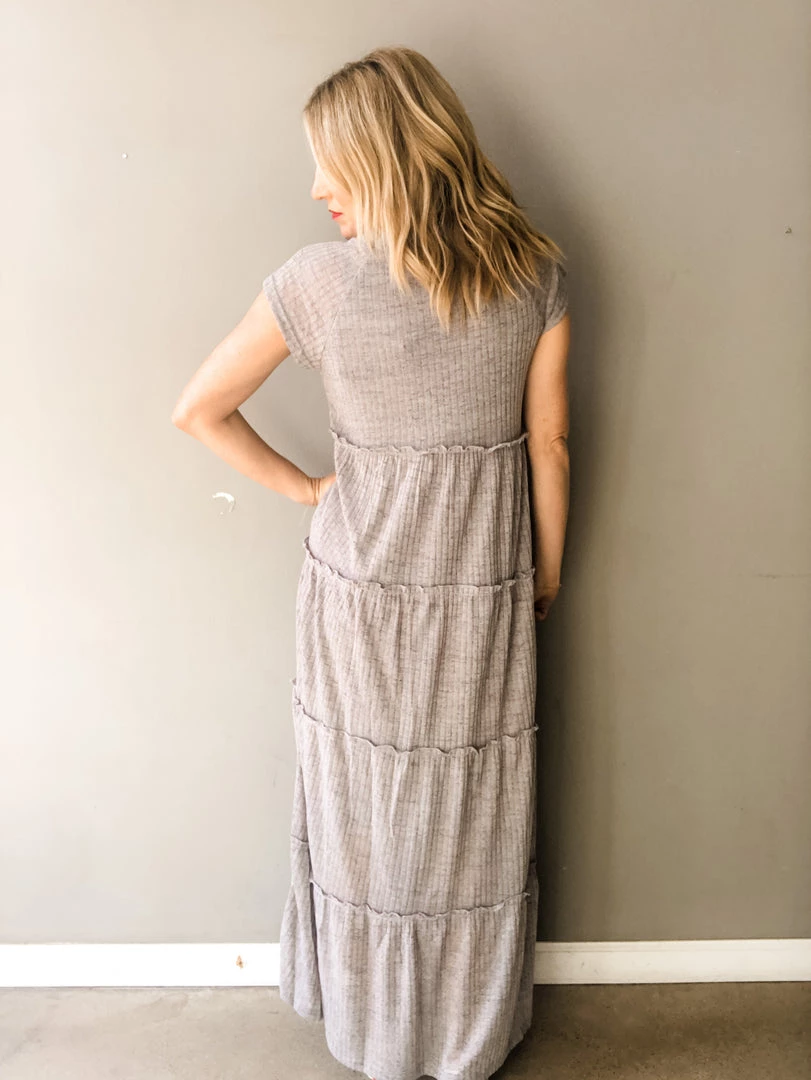 Listicle Hazy Skies Tiered Maxi Dress 5 Listicle Hazy Skies Tiered Maxi Dress