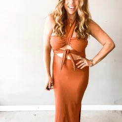 Endless Blu Isla Bodycon Dress