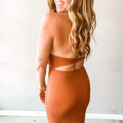 Endless Blu Isla Bodycon Dress