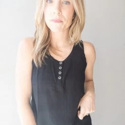 Chaser Brand Clothing Chaser Heirloom Henley Tank