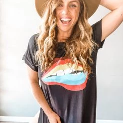 Blue Buttercup Sealed With A Kiss Tunic