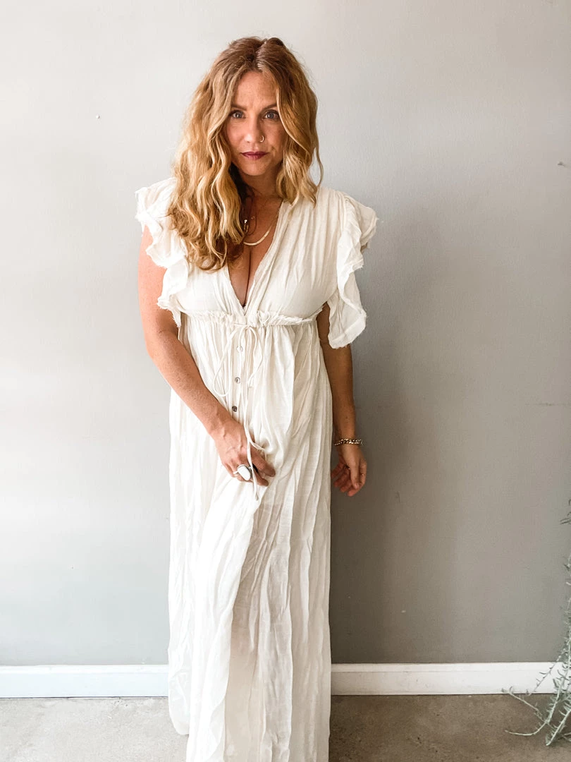 Peach Love California Clothing Rising Sign Maxi Dress 1 Peach Love California Clothing Rising Sign Maxi Dress