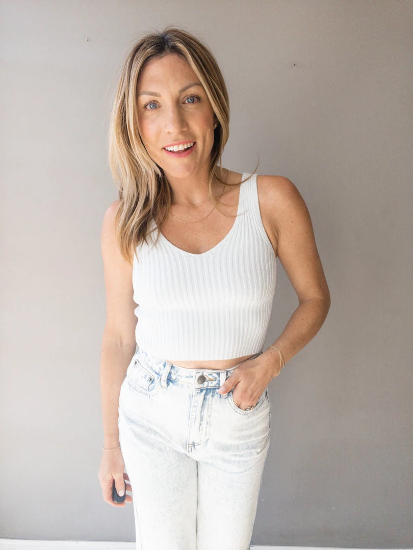 Audrey 3+1 Clothing Knitted Basic Tank 2 Audrey 3+1 Clothing Knitted Basic Tank