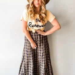 Listicle Clueless Plaid Maxi Skirt Clothing
