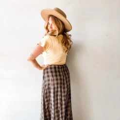 Listicle Clueless Plaid Maxi Skirt Clothing