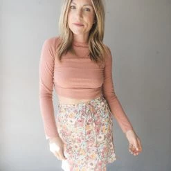 Audrey 3+1 Clothing On The Rise Floral Skirt