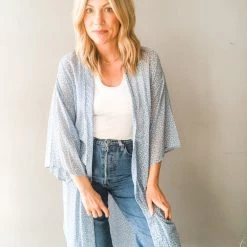 Audrey 3+1 Animal Chiffon Cardigan Clothing