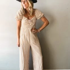 Mable Dancing In Gingham Jumpsuit Clothing