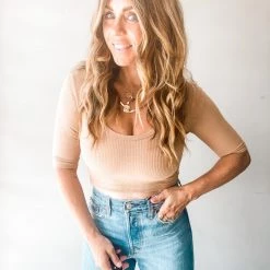 Audrey 3+1 Clothing Coastline Crop Top