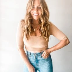 Audrey 3+1 Clothing Coastline Crop Top