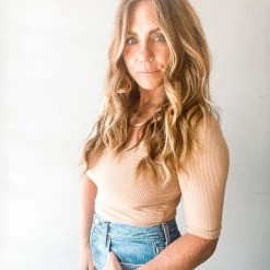 Audrey 3+1 Clothing Coastline Crop Top