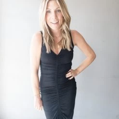 Project Social T Clothing Jahla Ruched Mini Dress