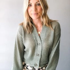 Amuse Society Clothing Grey Long Sleeve Knit Cardigan 8 Amuse Society Clothing Grey Long Sleeve Knit Cardigan