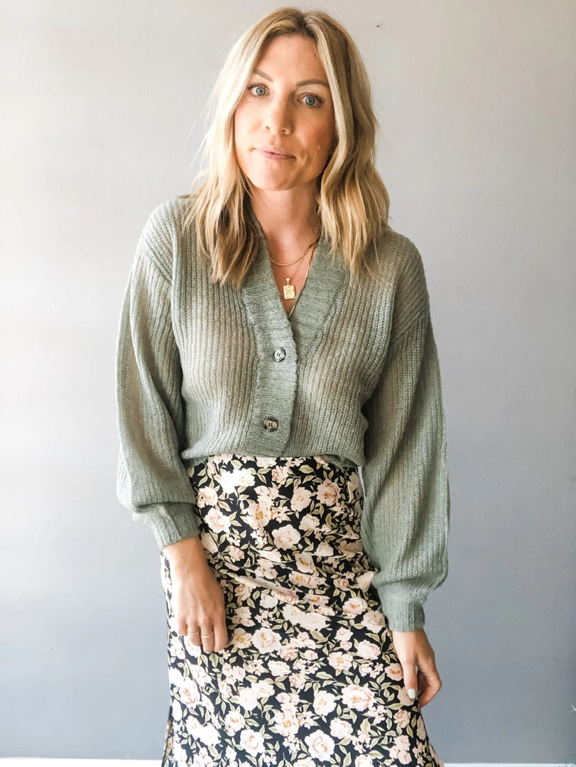 Amuse Society Clothing Grey Long Sleeve Knit Cardigan 4 Amuse Society Clothing Grey Long Sleeve Knit Cardigan