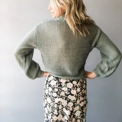 Amuse Society Clothing Grey Long Sleeve Knit Cardigan 11 Amuse Society Clothing Grey Long Sleeve Knit Cardigan