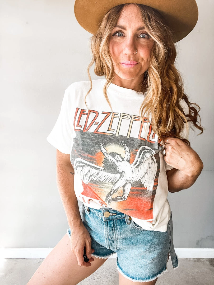 Daydreamer Clothing Led Zeppelin Swan Song Weekend Tee 2 Daydreamer Clothing Led Zeppelin Swan Song Weekend Tee