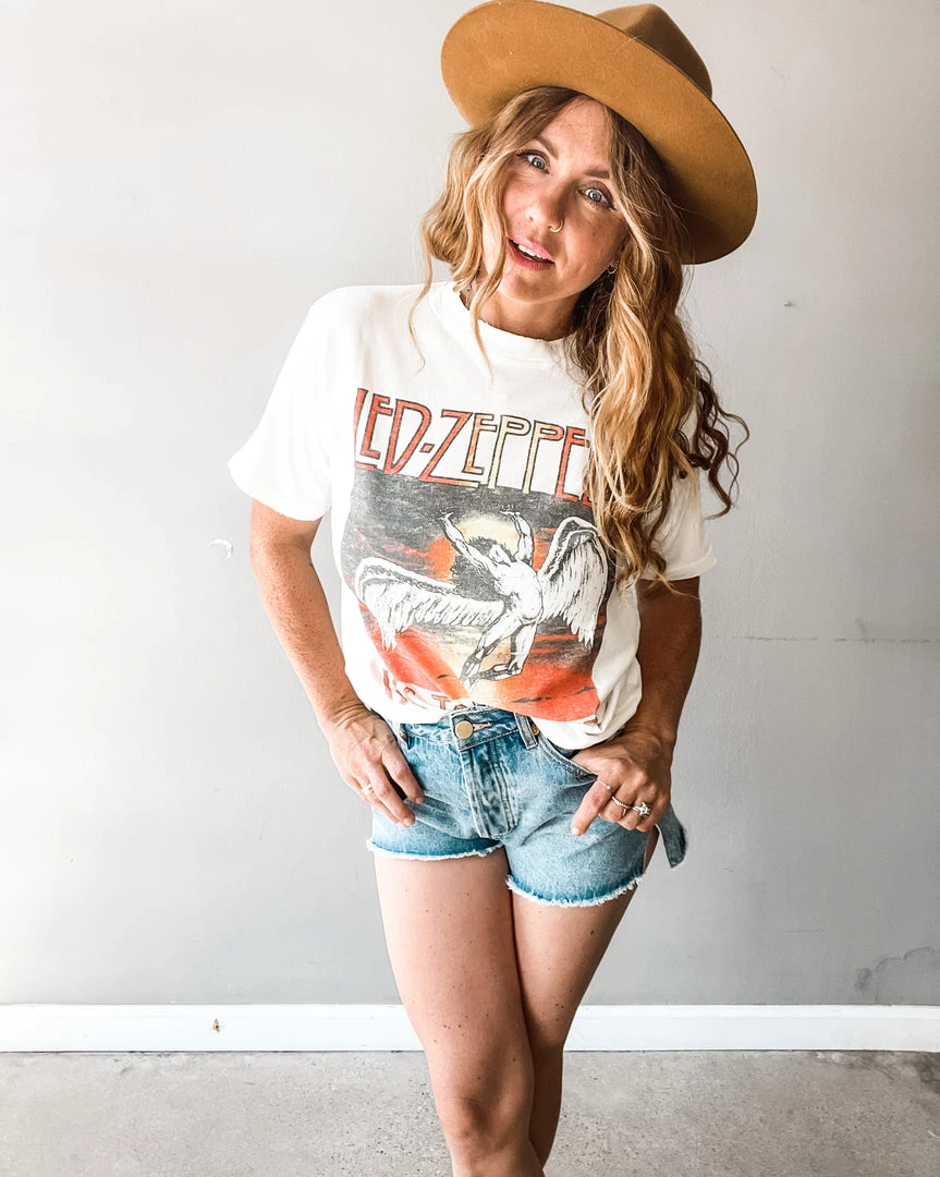 Daydreamer Clothing Led Zeppelin Swan Song Weekend Tee 3 Daydreamer Clothing Led Zeppelin Swan Song Weekend Tee