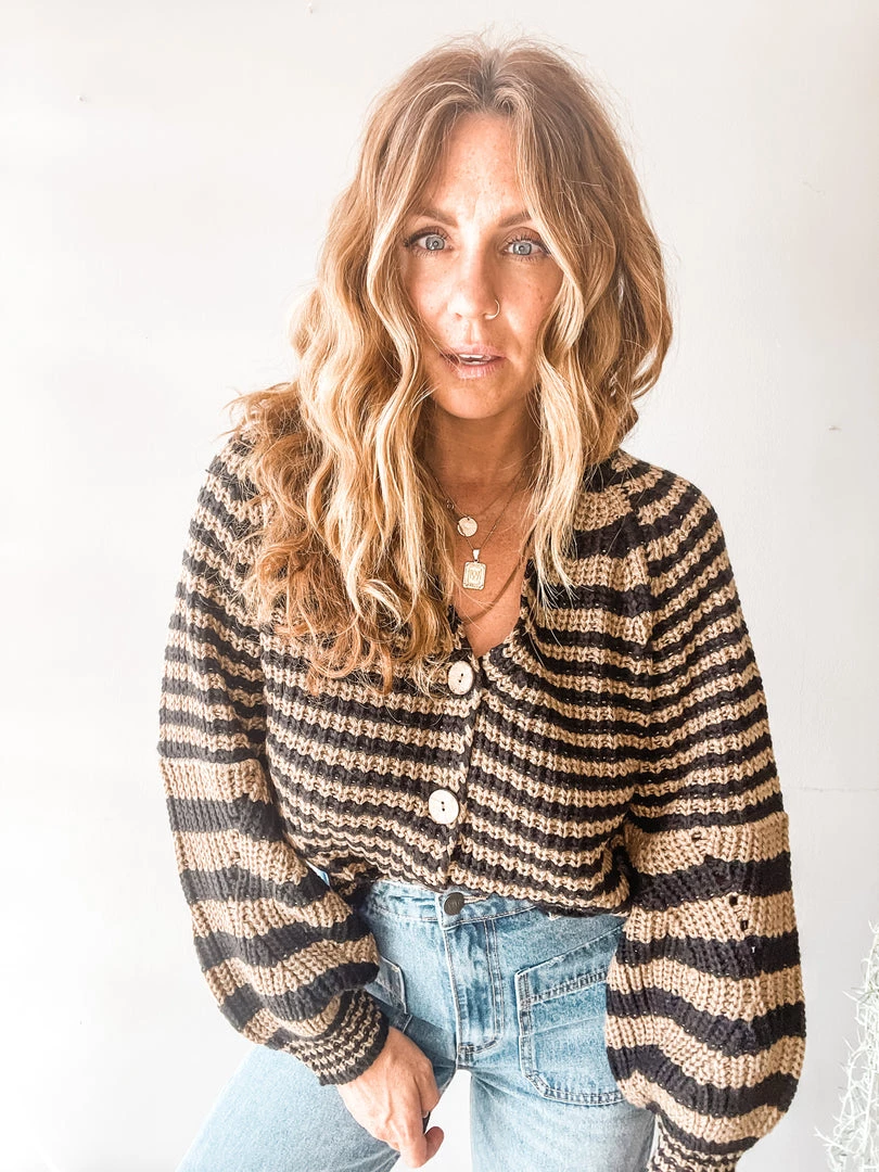 Lush Clothing Weasley Striped Cardigan 2 Lush Clothing Weasley Striped Cardigan