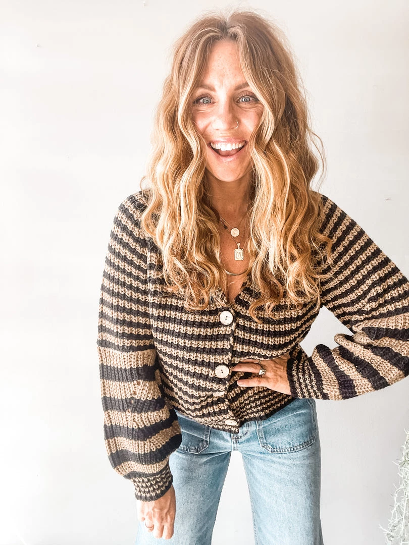 Lush Clothing Weasley Striped Cardigan 1 Lush Clothing Weasley Striped Cardigan