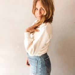 Lush Clothing On The Dotted Line Sweater