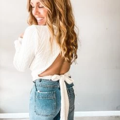 Peach Love California Clothing Mock Dirty To Me Long Sleeve