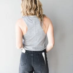 Chaser Brand Chaser V Neck Deep Armhole Muscle Tank