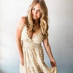 Pinch Golden Dreams Maxi Dress Clothing