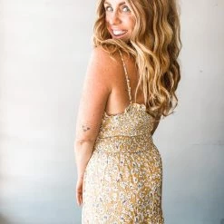 Pinch Golden Dreams Maxi Dress Clothing