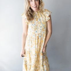 Pinch Skipping Stones Midi Dress Clothing