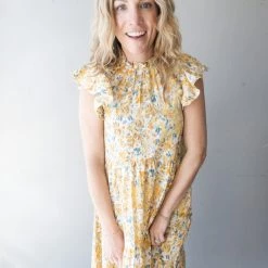 Pinch Skipping Stones Midi Dress Clothing