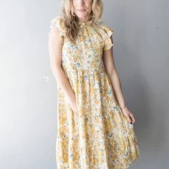 Pinch Skipping Stones Midi Dress Clothing