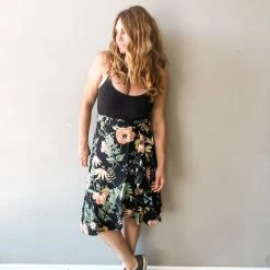 Amuse Society Clothing Holly Woven Midi Skirt