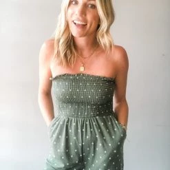 Endless Blu Clothing Daisy Strapless Jumpsuit