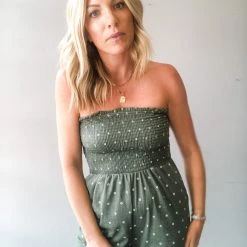 Endless Blu Clothing Daisy Strapless Jumpsuit