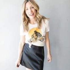 Audrey 3+1 Sabrina Mini Slip Skirt