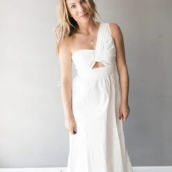 Lush Clothing Chantilly One Shoulder Dress