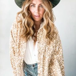 Wishlist Lexi Leopard Corduroy Long Sleeve