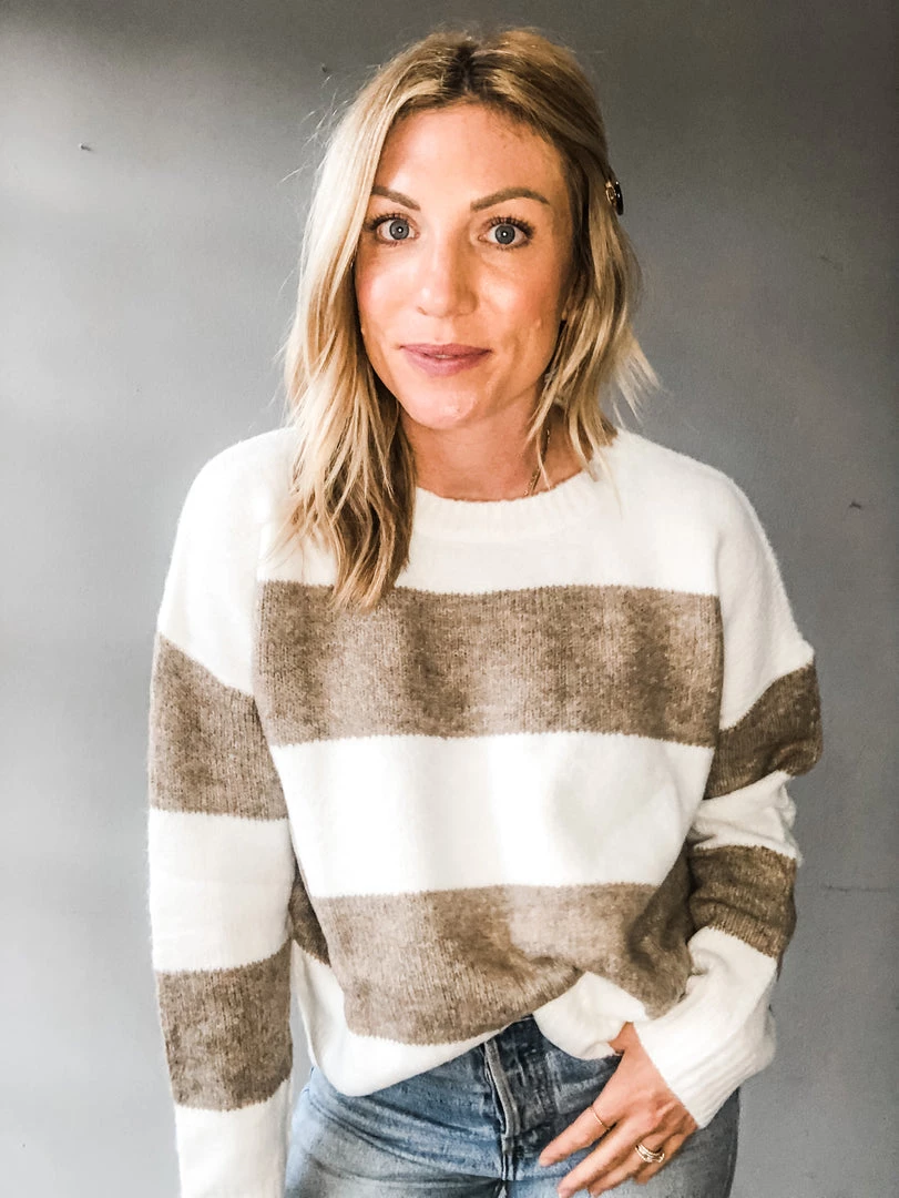 Pinch Cold Press Striped Sweater Clothing 2 Pinch Cold Press Striped Sweater Clothing