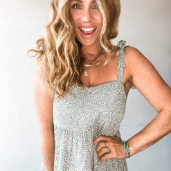 Audrey 3+1 Daisy Mae Tie Strap Dress Clothing