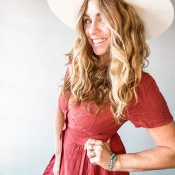 Audrey 3+1 Prairie Girl Midi Dress