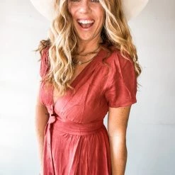 Audrey 3+1 Prairie Girl Midi Dress