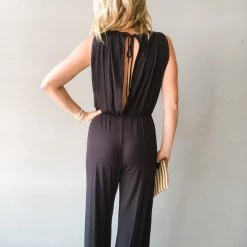 Blue Buttercup Clothing Out Of Office Jumpsuit