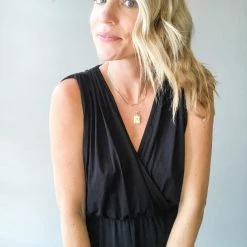 Blue Buttercup Clothing Out Of Office Jumpsuit