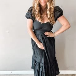 Pinch Zuri Puff Sleeve Dress Clothing