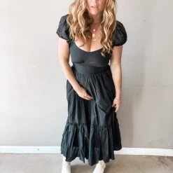 Pinch Zuri Puff Sleeve Dress Clothing